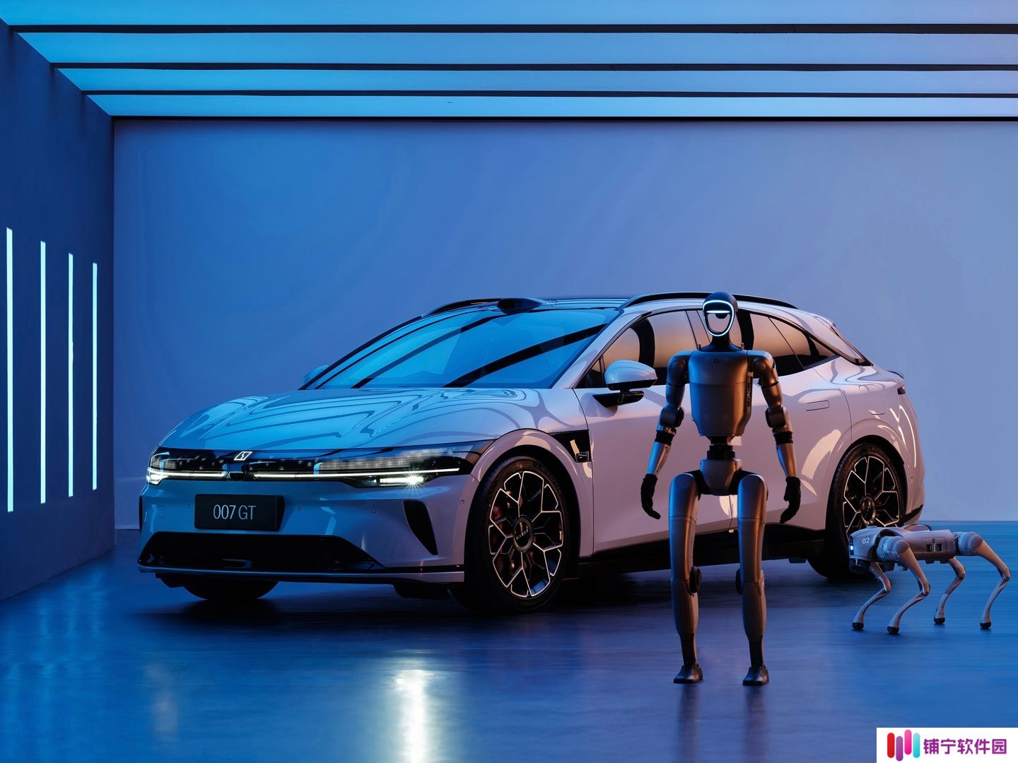 极氪全新猎装车型 007GT 迎来全球首秀，与机器人合体“共舞”