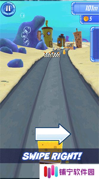 海绵宝宝跑跑海绵