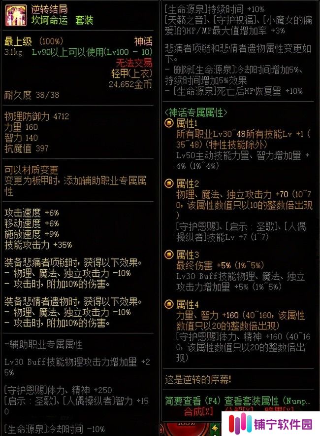 地下城与勇士2021改版后红眼最强史诗套是什么 地下城与勇士2021改版后红眼最强史诗套一览