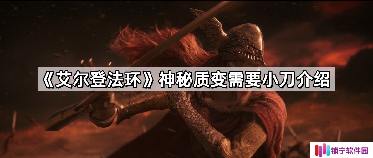 艾尔登法环神秘质变需要什么小刀
